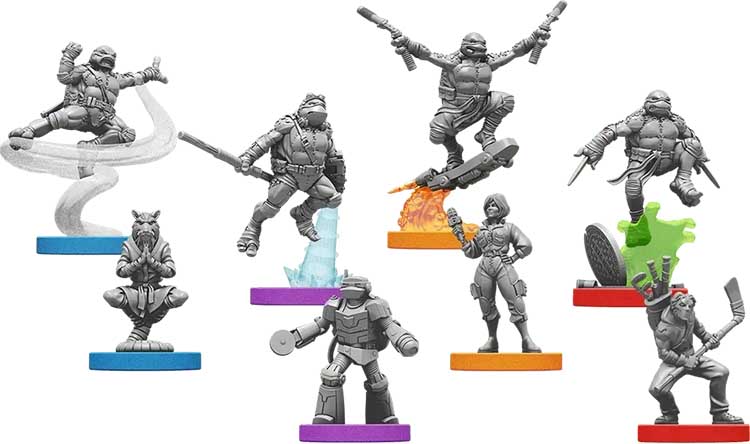 Unmatched: Пригоди — TMNT — Extra Toppings: Ultimate Miniatures